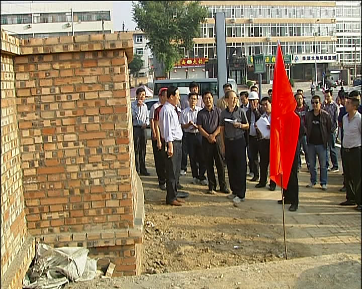 市长郑连生调研城区道路建设和创卫工作