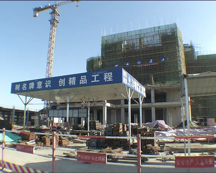 忻州大剧院群众艺术馆项目混凝土主体结构今日封顶​