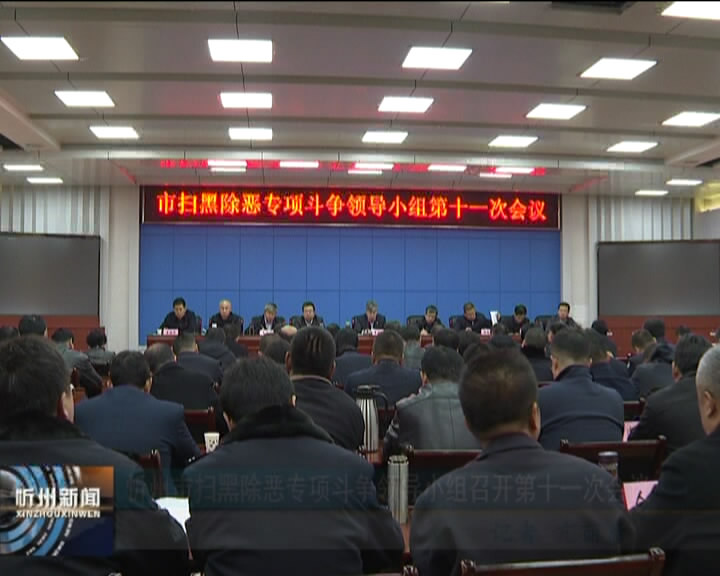 忻州市扫黑除恶专项斗争领导小组召开第十一次会议​